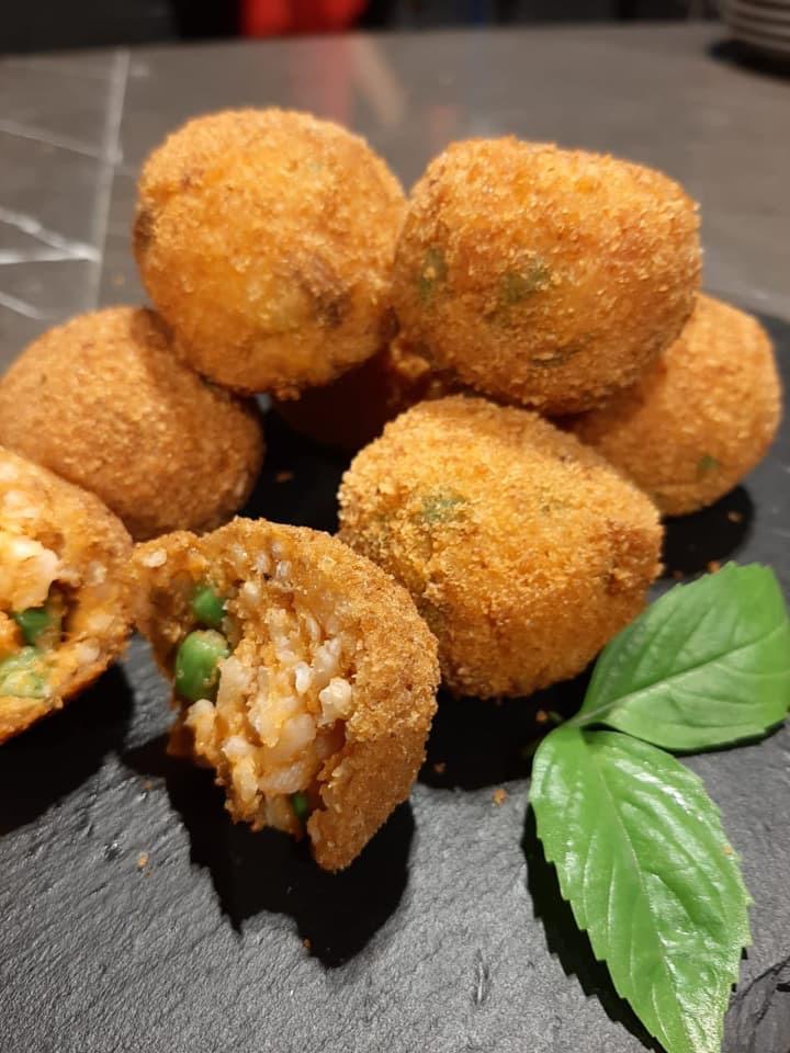 ARANCINE with meat